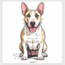 Search for bull terrier lover stickers Animal