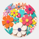 Search for 1960s stickers Floral
