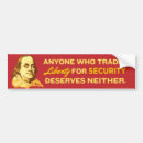 Search for franklin bumper stickers Security