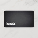 Search for karate business cards Fitness