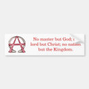 Search for christian bumper stickers anarchism