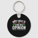 Search for holiday giving rounded key rings Snow