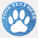 Search for blue paw print stickers Paws