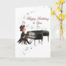 Search for piano birthday cards Elegant