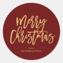 Search for rustic red stickers Simple