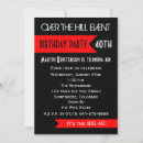 Search for over the hill 40th birthday invitations Milestone