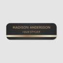 Search for black and gold name tags Modern professional elegant classic