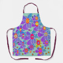 Search for blue flowers aprons Chef