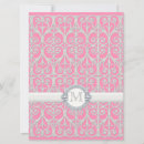 Search for rhinestone wedding invitations Pink
