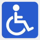 Search for disabled sign stickers Accessibility