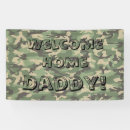 Search for camouflage banners Welcome home