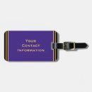 Search for identification luggage tags Purple