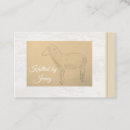 Search for sheep business cards Handmade