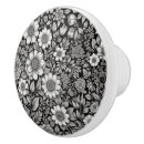 Search for black white flower and knobs and pulls Nature
