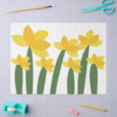 Search for daffodil tissue paper Pattern