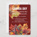 Search for canada day invitations Maple leaf