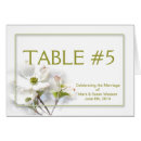 Search for wedding table cards Numbers