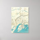 Search for alaska canvas prints Map