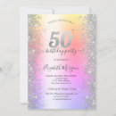 Search for diamond 50th birthday invitations Elegant