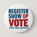 Search for register to vote badges Usa