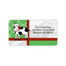 Search for holstein cow return address labels Animal