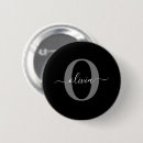 Search for decorated initials badges Black