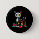 Search for cute sugar skull badges Cat