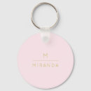 Search for classy key rings Blush pink