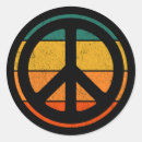 Search for vintage 1960 stickers Peace