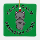 Search for yoga santa christmas tree decorations Namaste