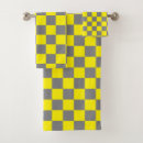Search for yellow and grey bath towels Abstract