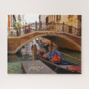 Search for canal boats puzzles Venice