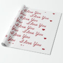 Search for i love you wrapping paper Valentines