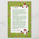 Search for santa letterhead stationery paper Northpole
