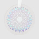 Search for lotus flower christmas tree decorations Blue