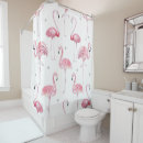 Search for pink flamingo shower curtains Watercolor