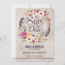 Search for tribal save the date postcards Bohemian