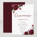Search for maroon quinceanera invitations Burgundy