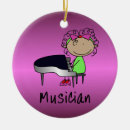Search for pianist christmas tree decorations Singer