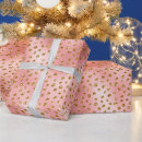 Search for gold polka dots wrapping paper Pink