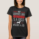 Search for service dog tshirts Emotional support animal
