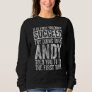 Search for andy hoodies Succeed