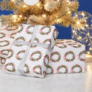 Search for wreath wrapping paper Botanical