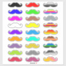 Search for funny bachelor party stickers Moustache