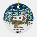 Search for log cabin christmas tree decorations House