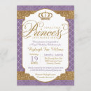 Search for royal purple birthday invitations Gold