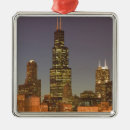 Search for chicago skyline christmas tree decorations Usa