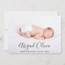 Search for black and white birth announcement cards Script