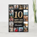 Search for 10 year old birthday cards Photo collage