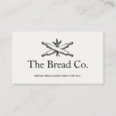 Search for bread bakery business cards Cook